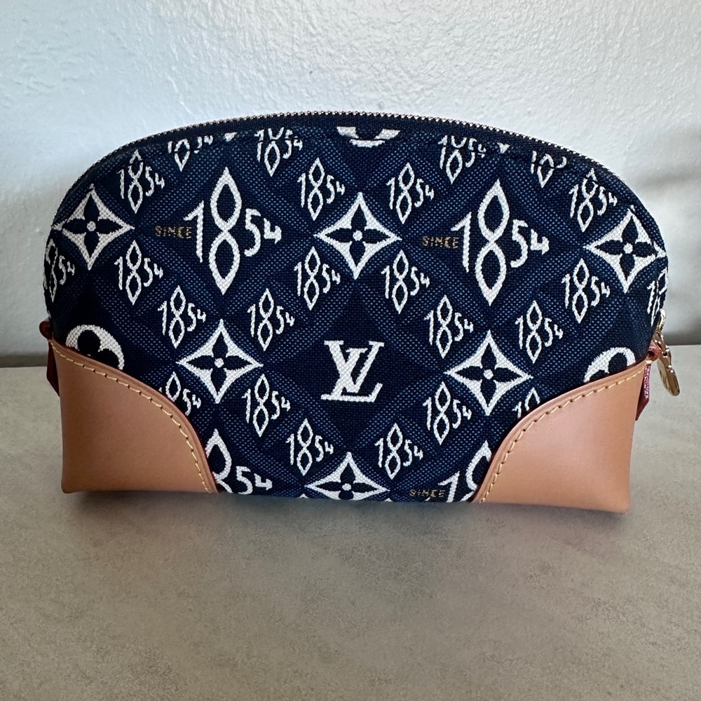 Louis Vuitton Since 1854 Jacquard Blue Cosmetic Pouch
